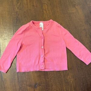 Carter’s Toddler Girl Pink Button Down Cardigan Sweater
